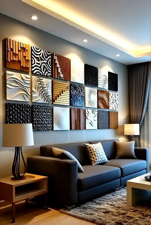 3D Wall Art for Depth and Texture
