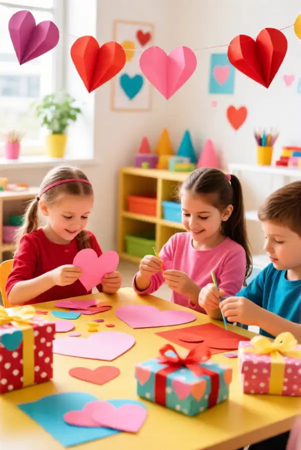 Budget-Friendly Valentine’s Day Crafting Time with Kids