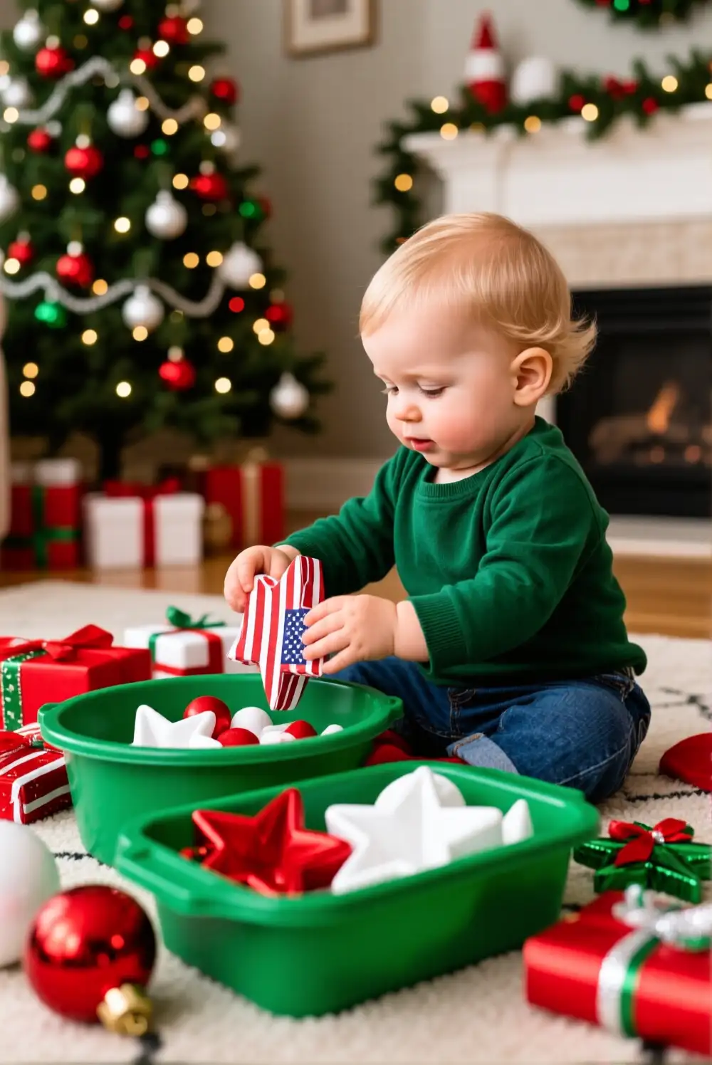Christmas Color Sorting Activity