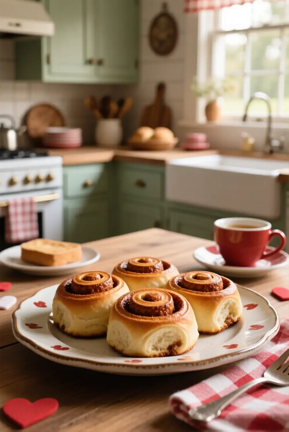 Cinnamon Roll Breakfast Plate