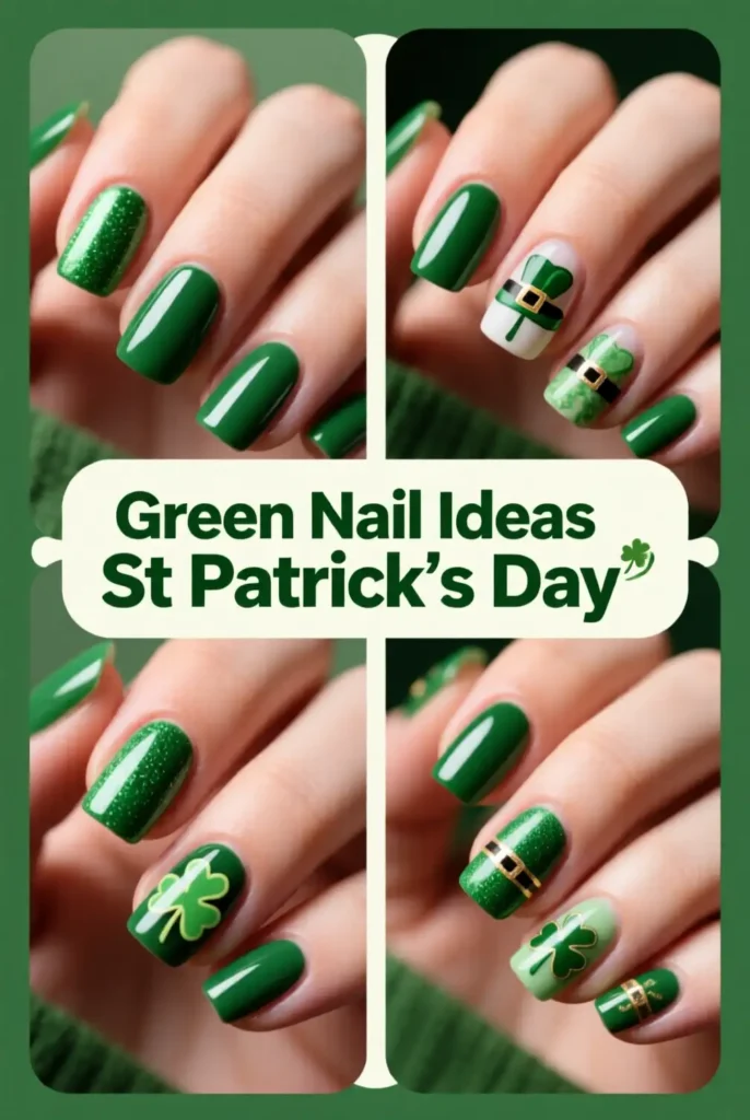 21 St Patrick’s Day Nail Ideas That Look Festive but Still Feel Stylish