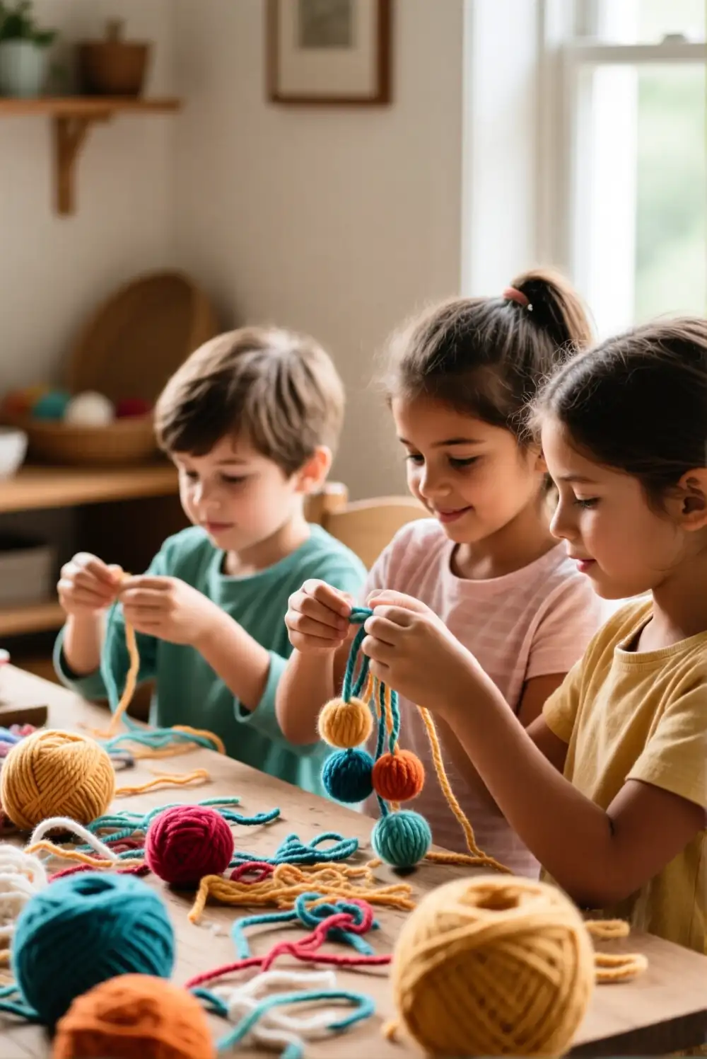 Handmade Yarn Pom Tassels
