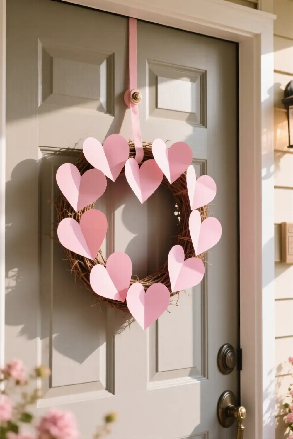 Heart-Shaped Paper Wreath