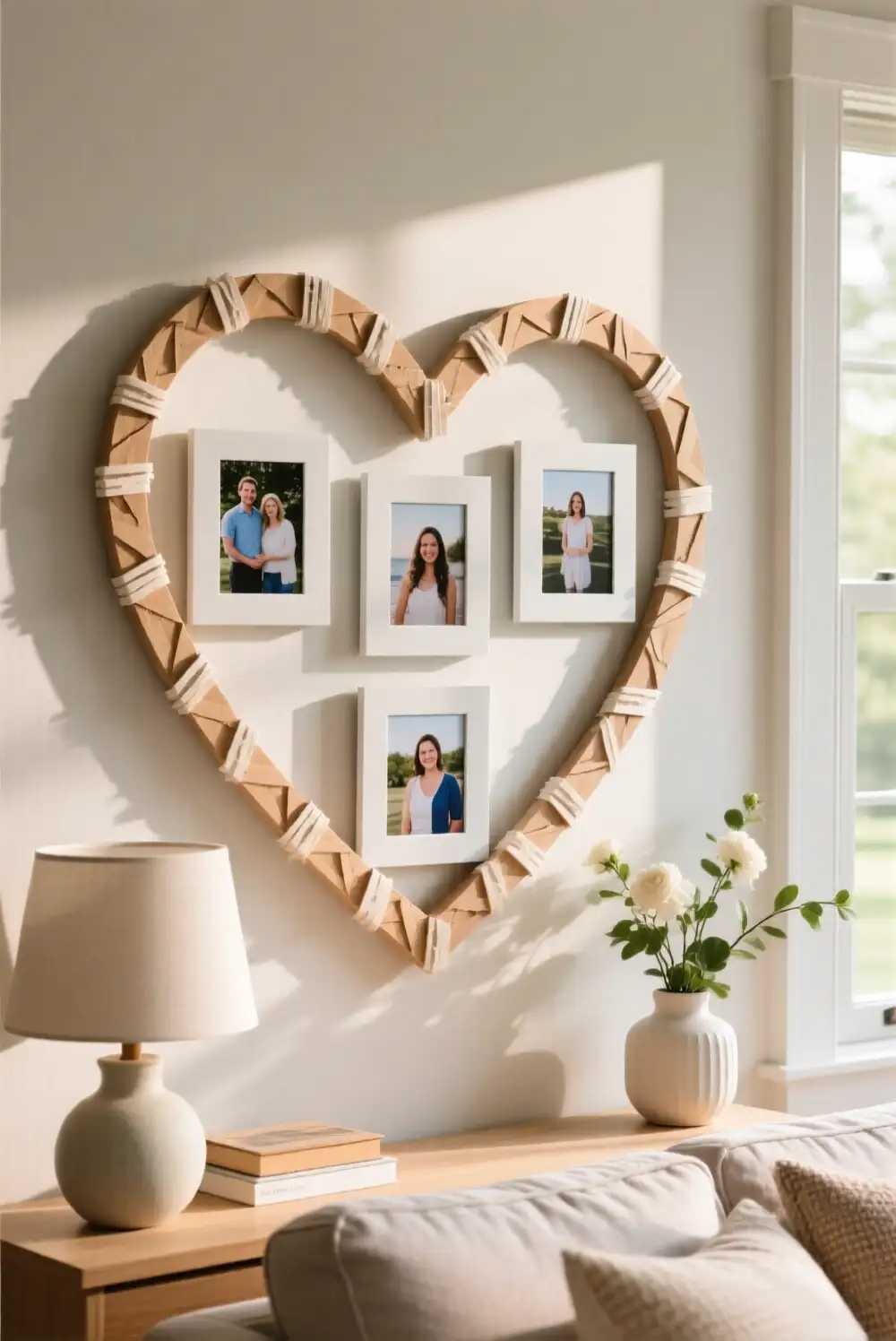 Heart-Shaped Photo Frames
