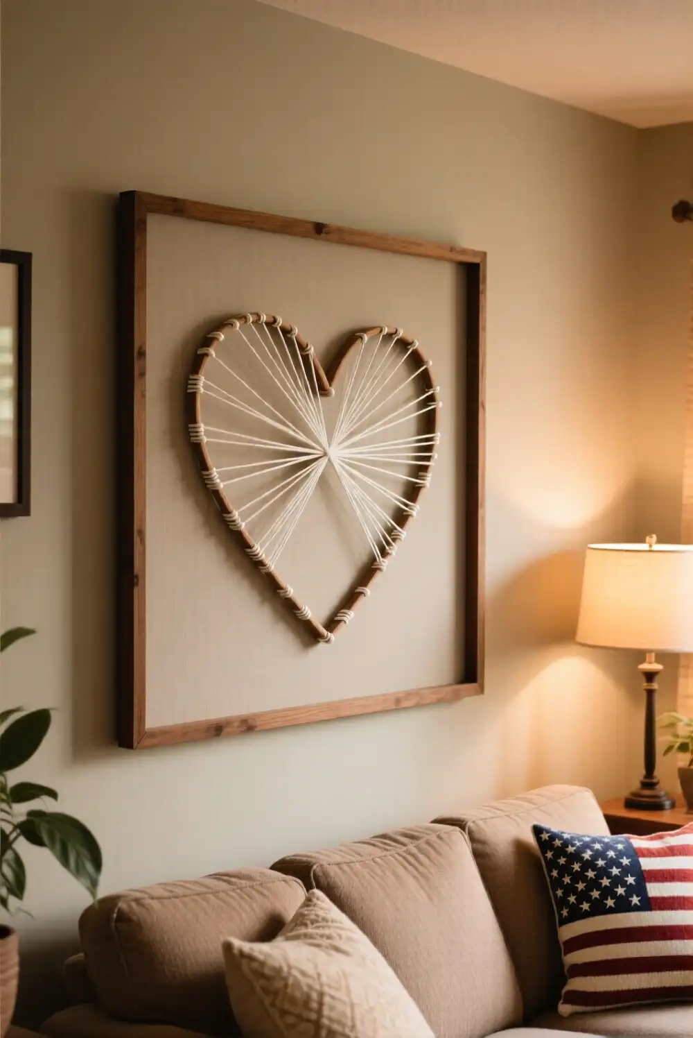 Heart String Art