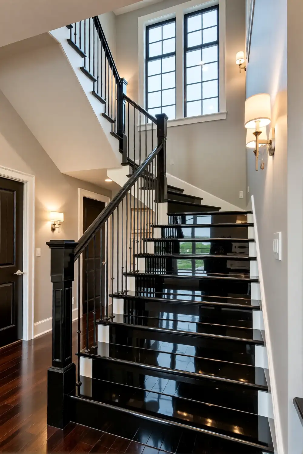 Luxury High Gloss Epoxy Staircase