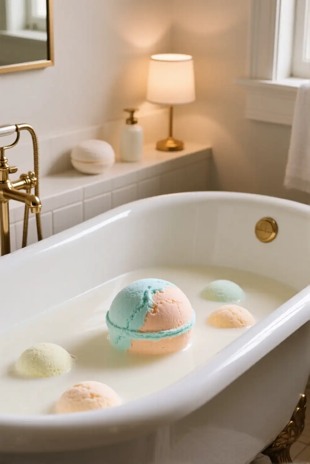 Milk Bath Style Bath Bomb