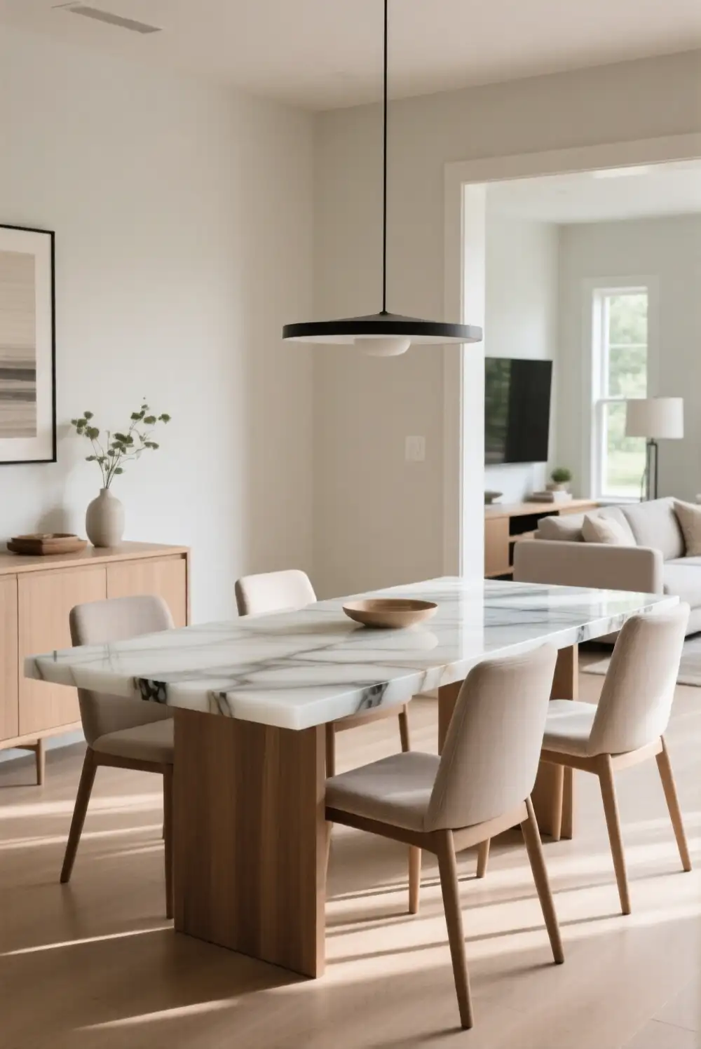 Minimalist Epoxy Dining Table