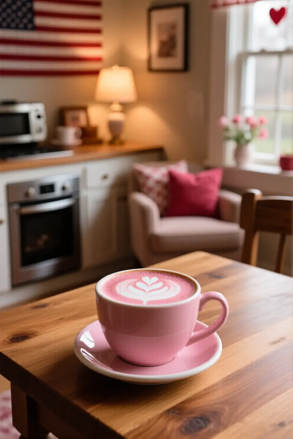 Pink Latte or Hot Chocolate