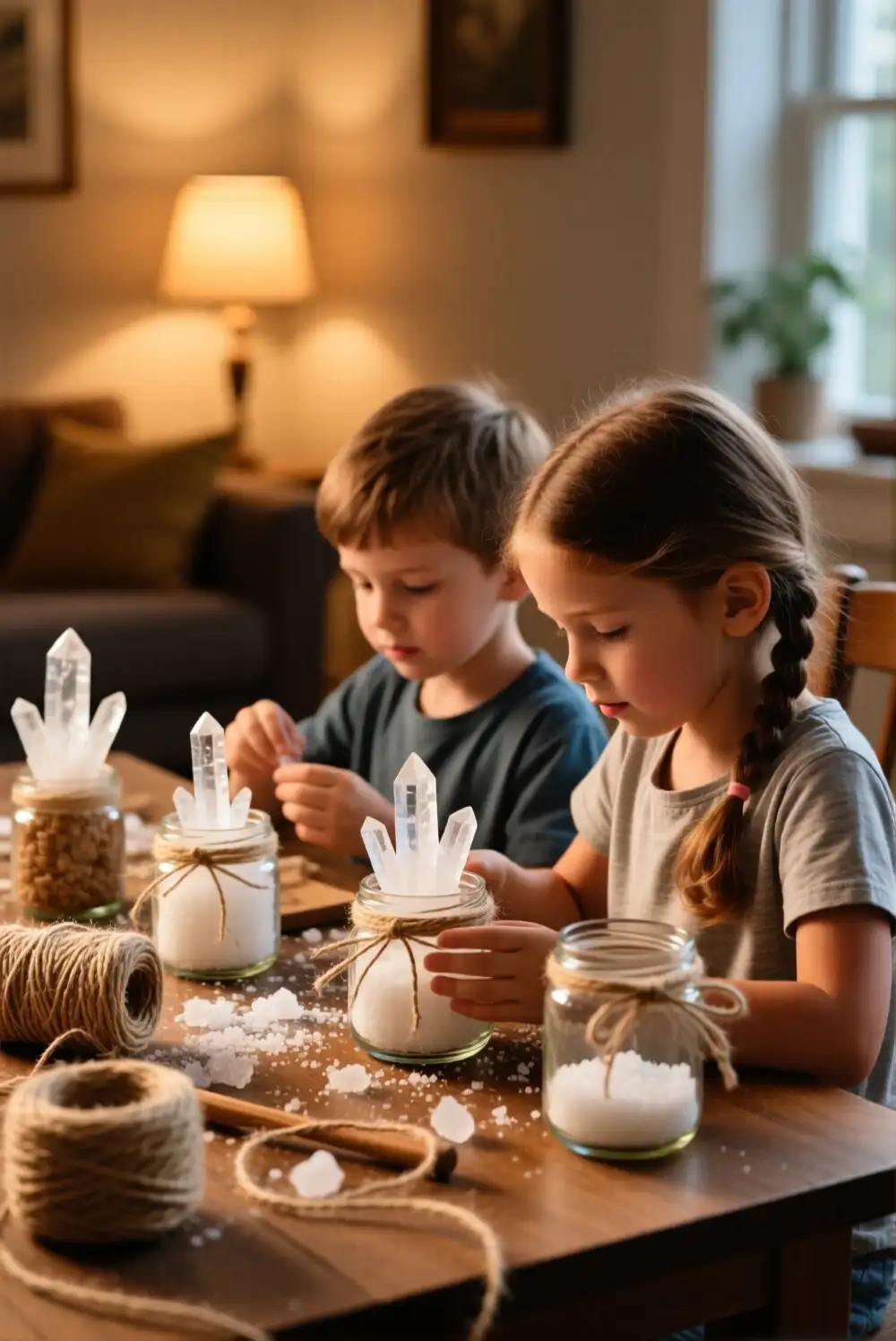Salt Crystal Tree Decorations
