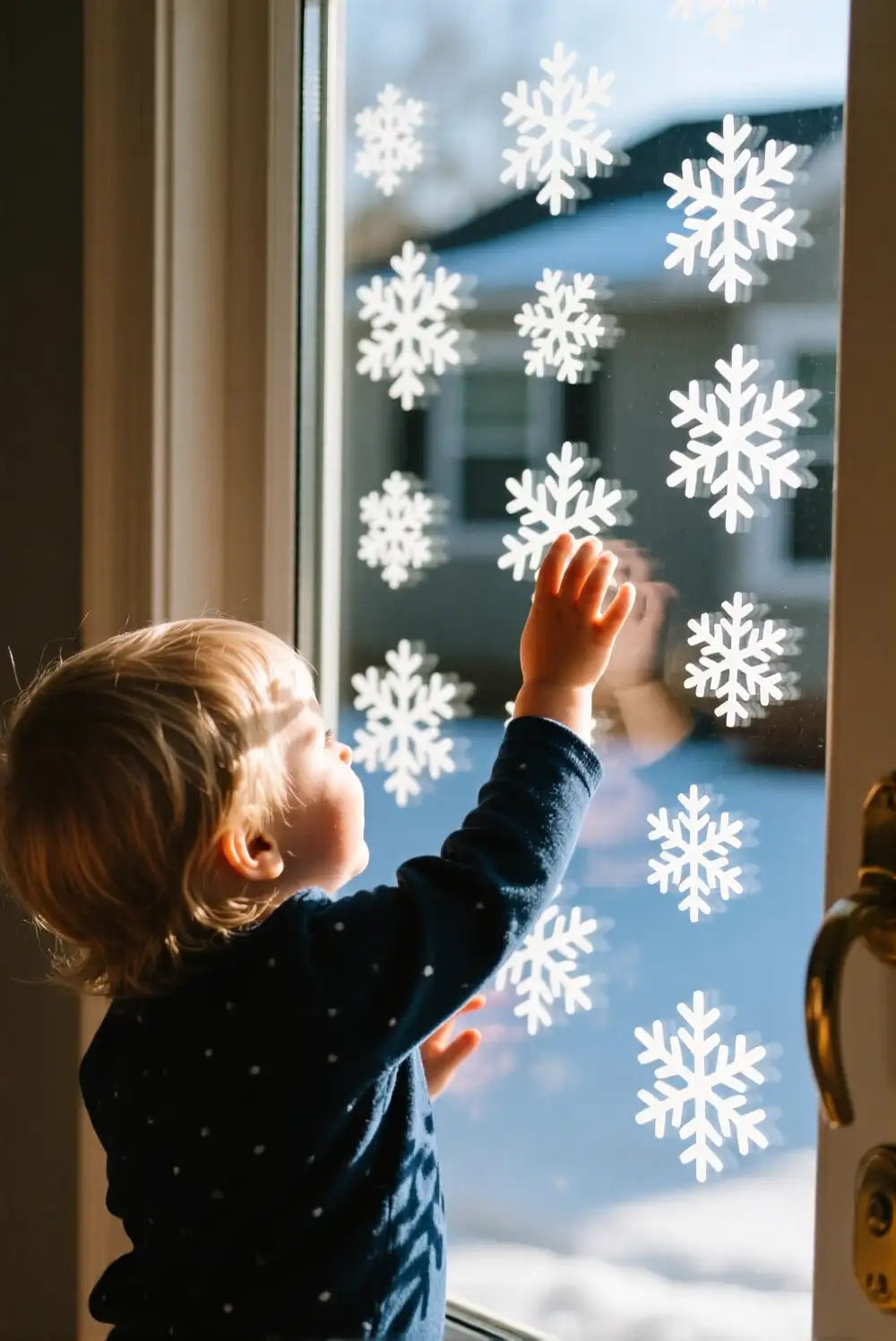 Snowflake Sticker Window Art