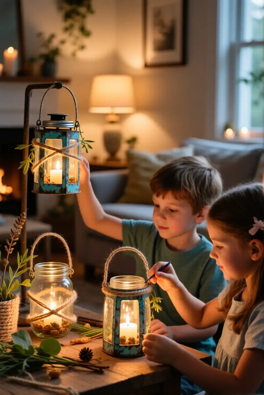 Upcycled Jar Lanterns