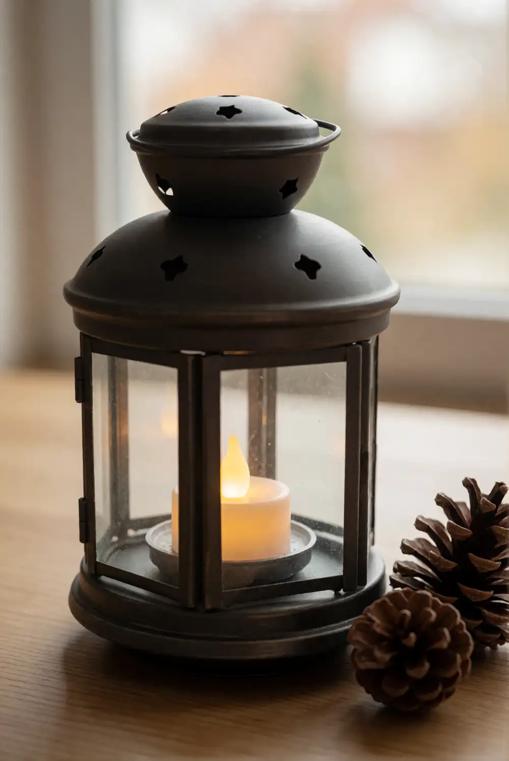 A Candle-Free Lantern with an LED Glow