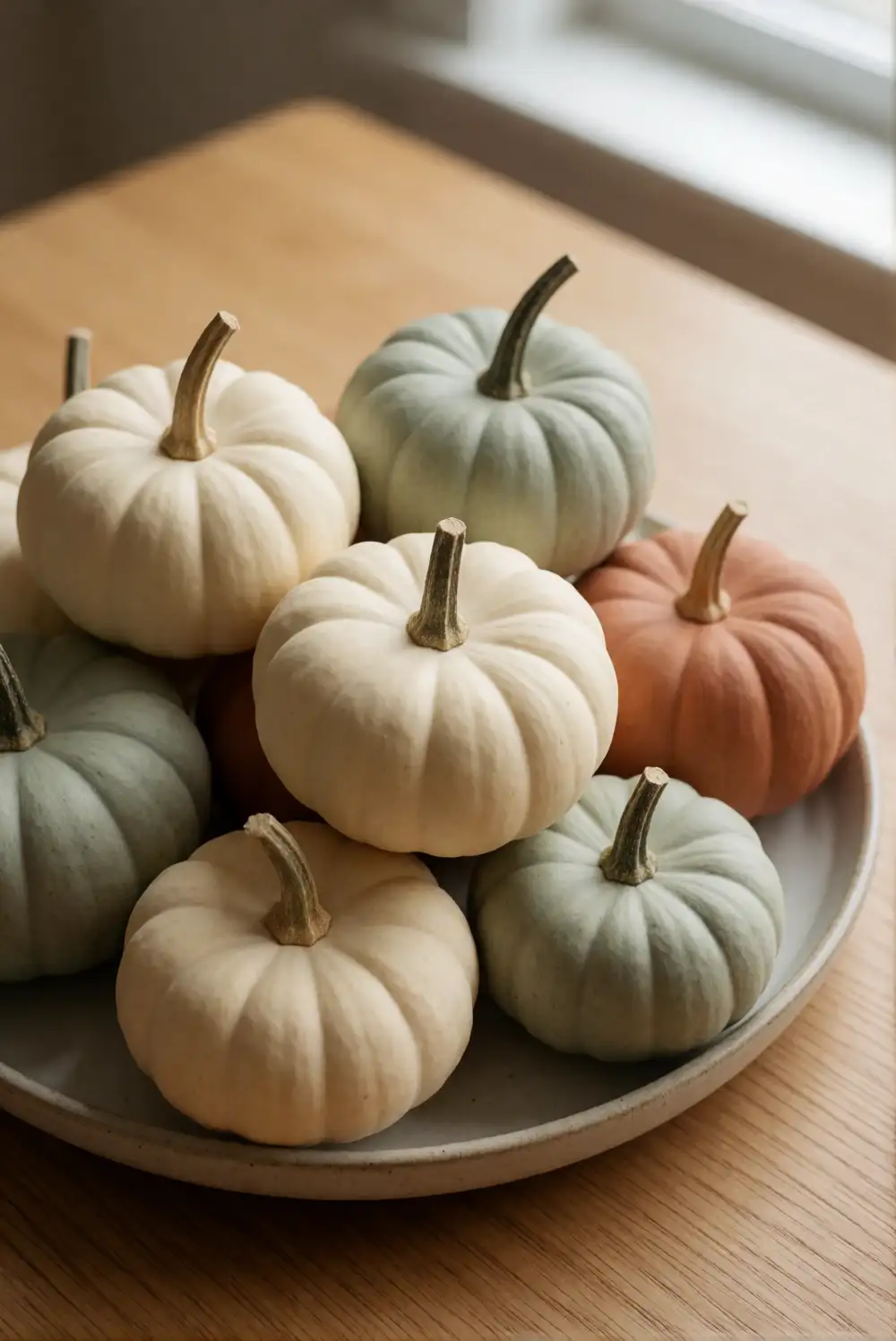 A Painted Mini Pumpkin Cluster