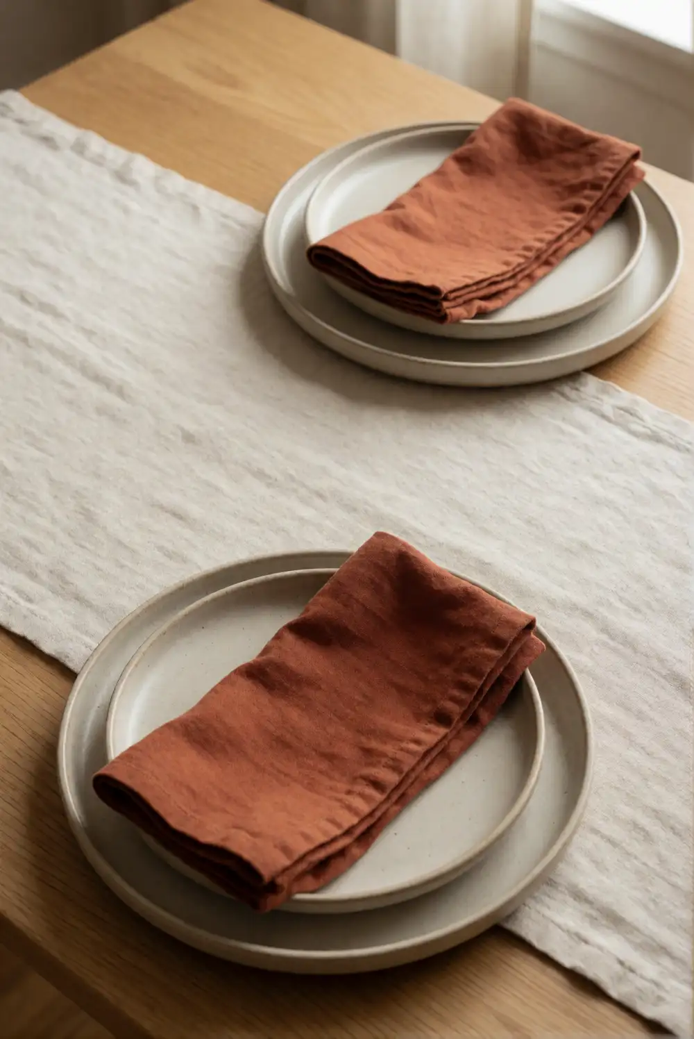 A Soft Linen Runner for an Inviting Friendsgiving Table