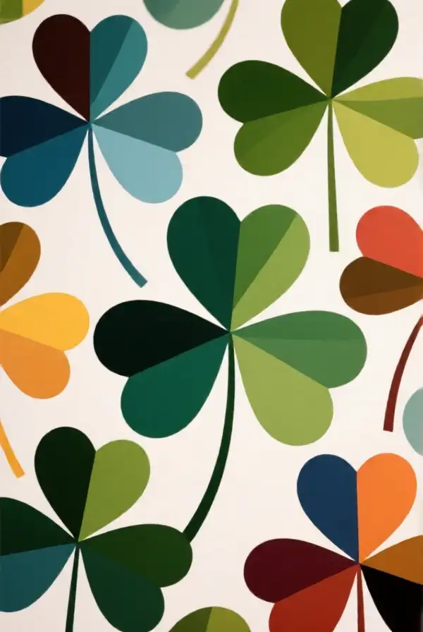Abstract Clover Patterns