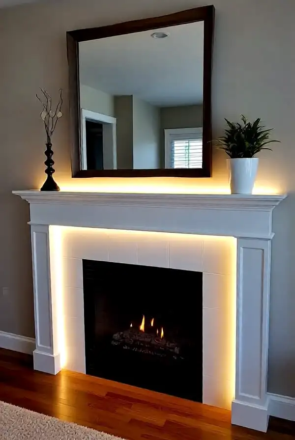 Accent Lighting for Cozy Elegance