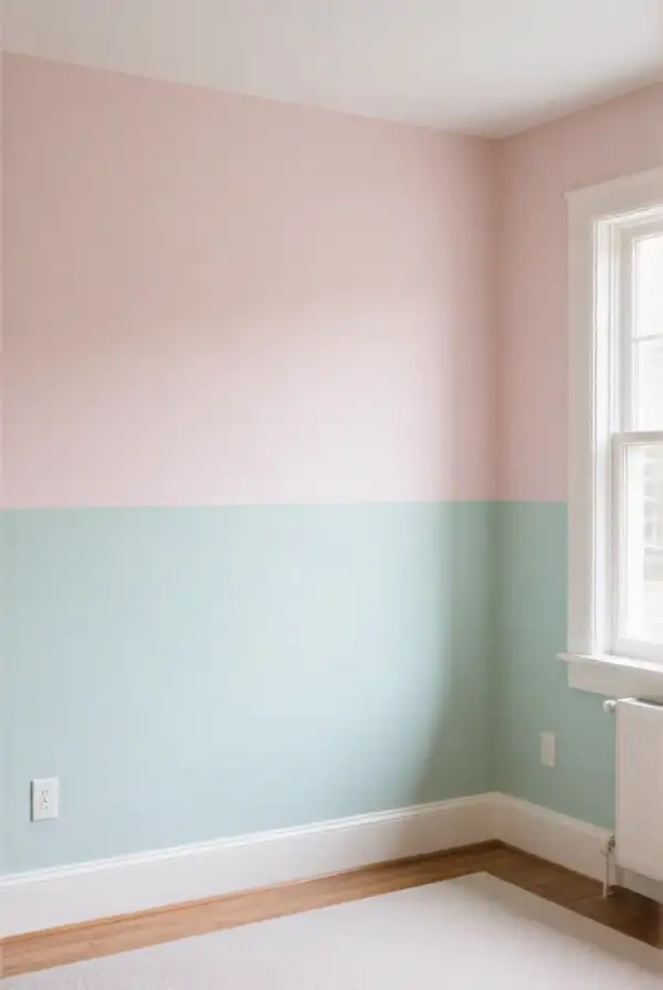 Accent Walls with Subtle Pastel Shades