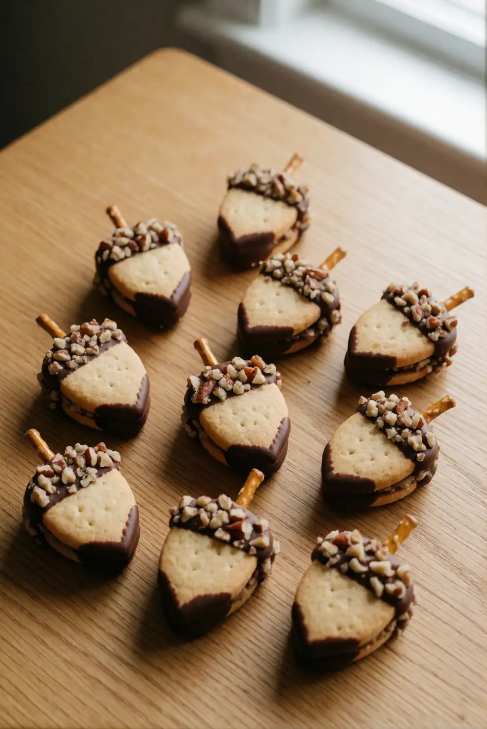Acorn Cap Sandwich Cookies