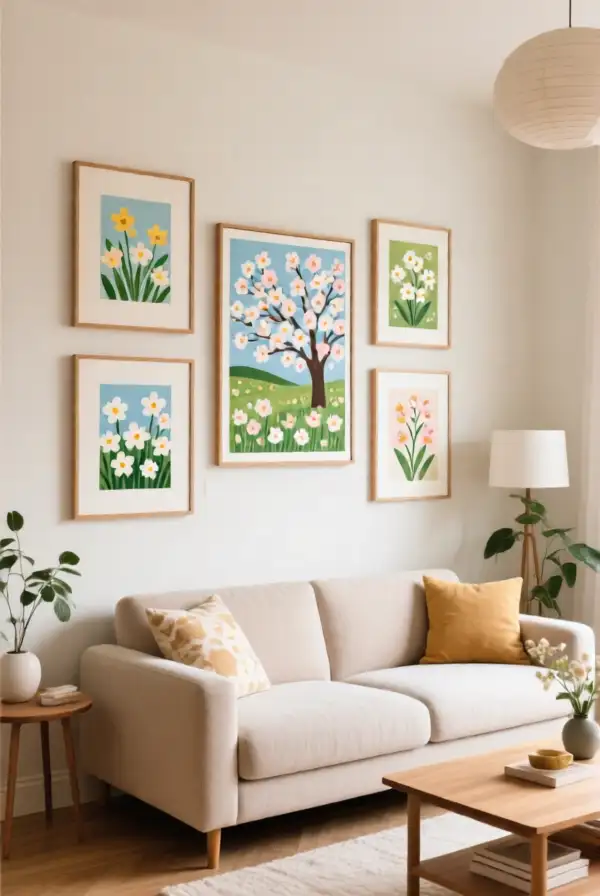 Add Spring-Themed Art and Prints