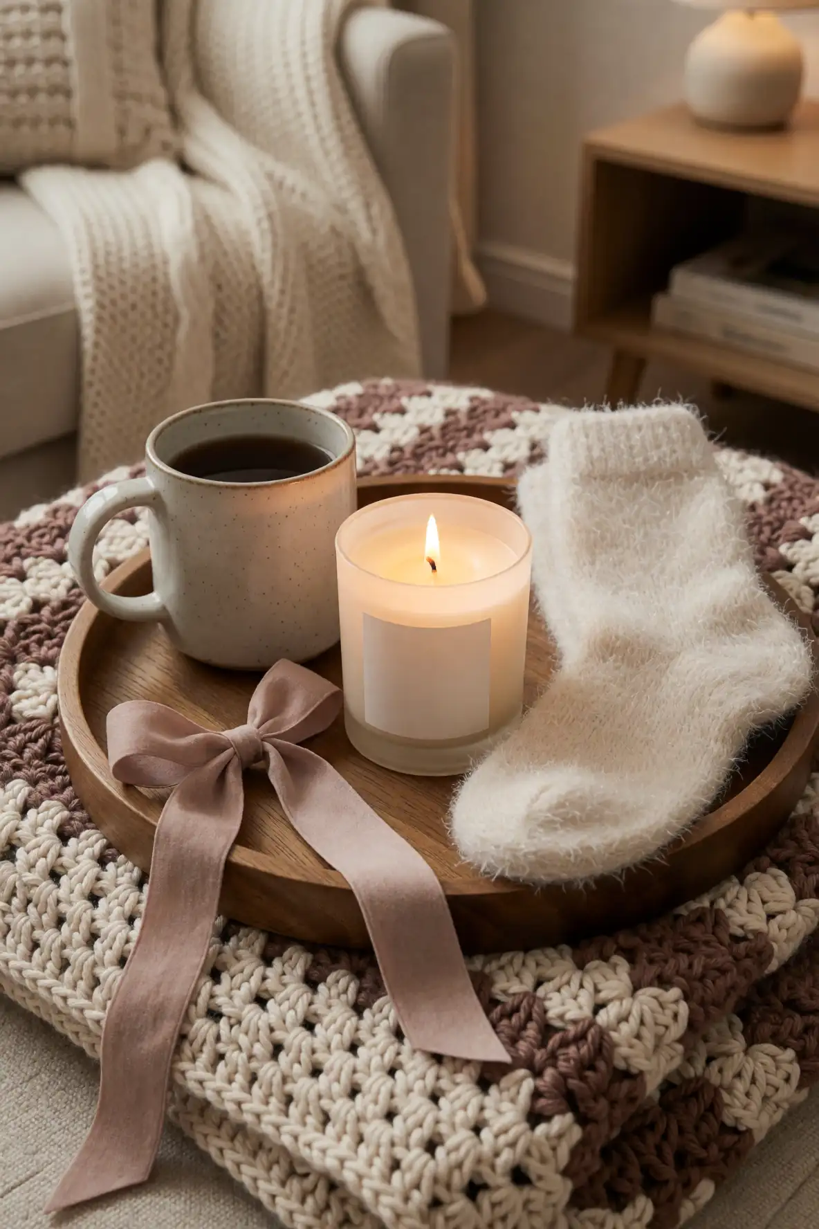 Adding Cozy Extras Around The Blanket