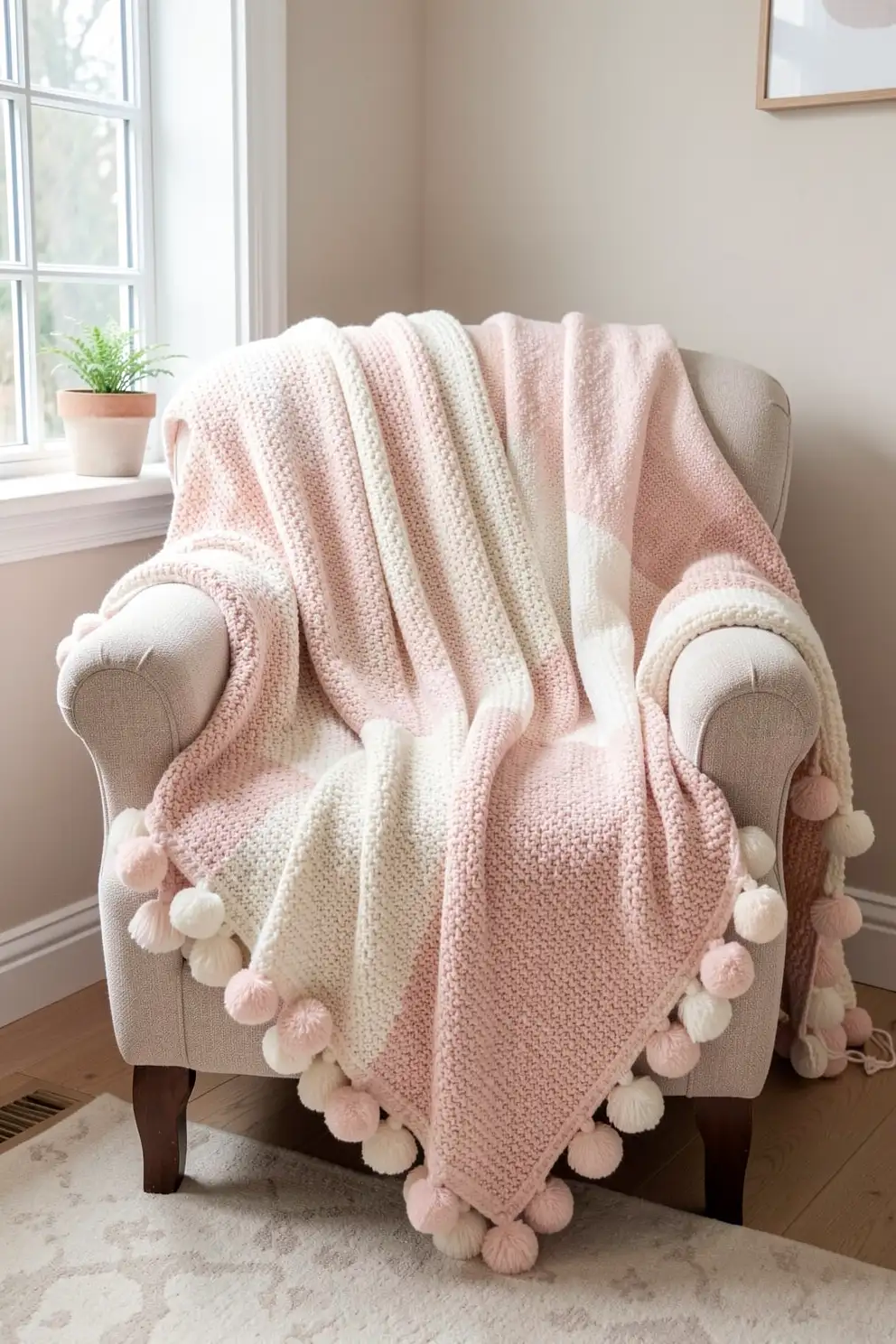 Adding Pom Pom Edges With Playful Charm