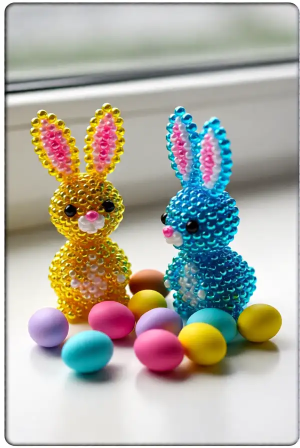 Adorable Beaded Bunnies