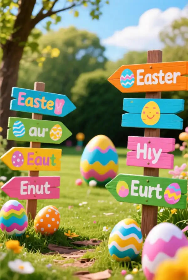 Adorable Easter Egg Hunt Signs