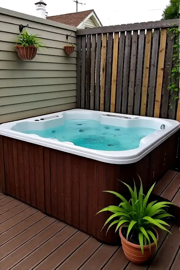 Affordable DIY Terrace Jacuzzi Ideas