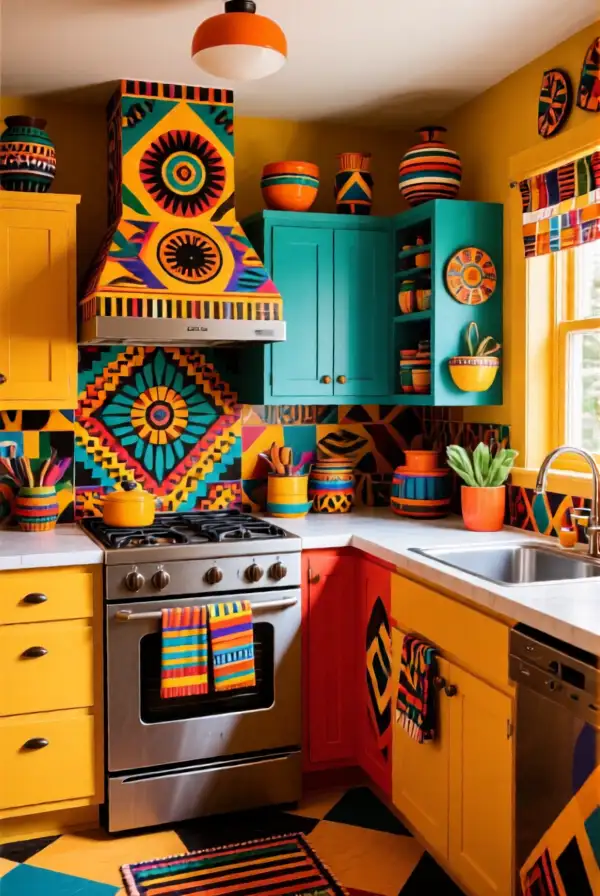 African-Inspired Kitchen