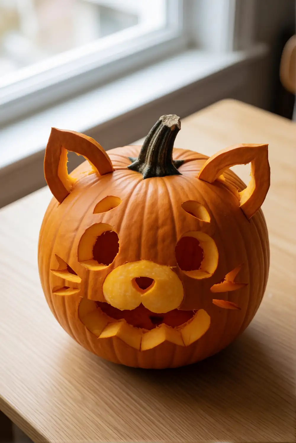 Animal Faces Pumpkin Carving