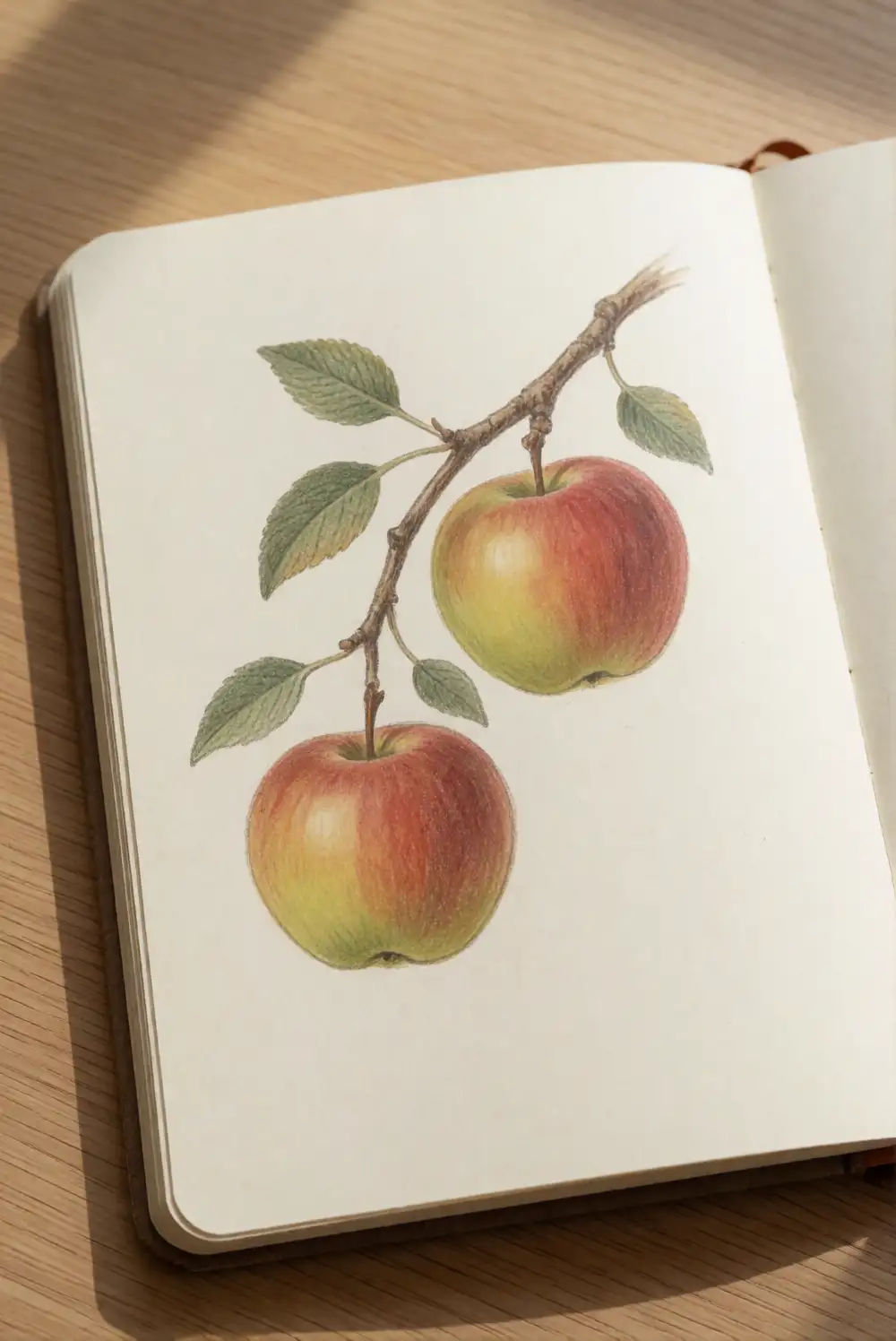 Apple Branch with Fruit