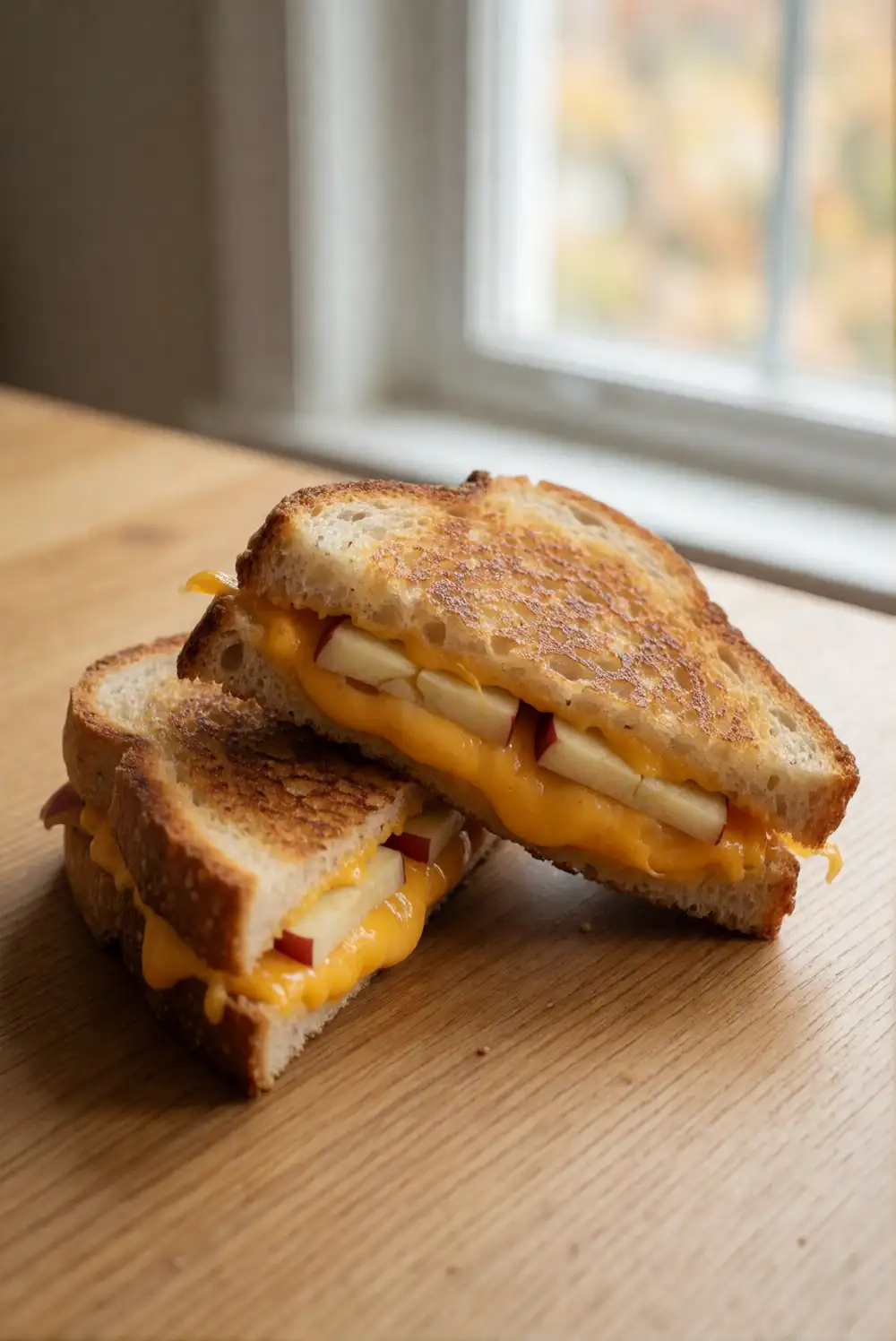 Apple Cheddar Grilled Cheese