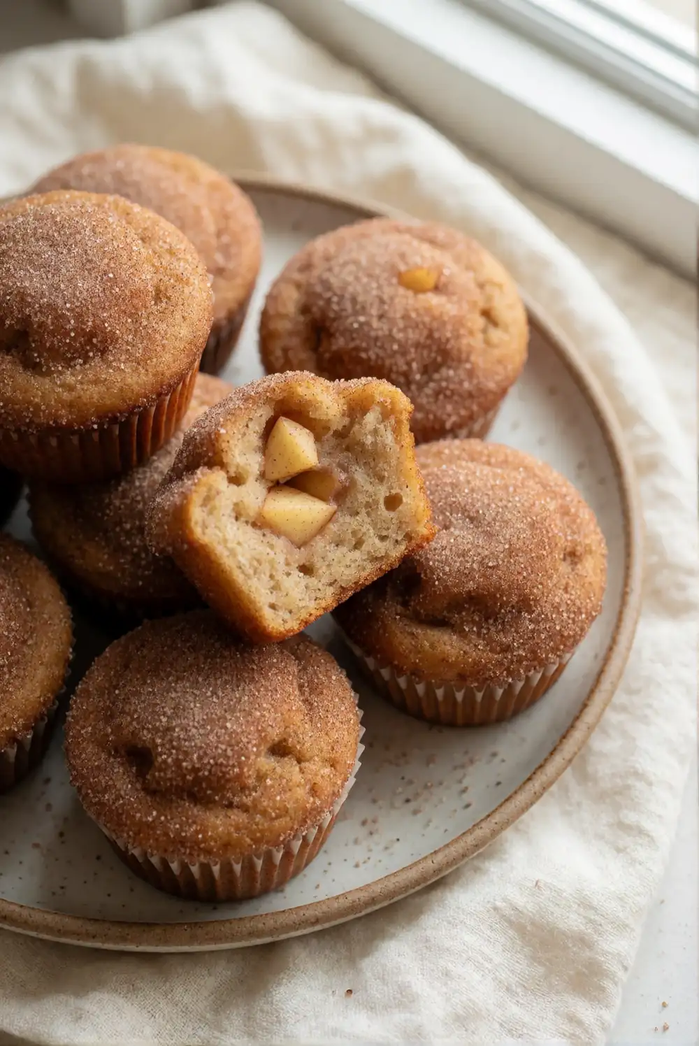 Apple Cider Doughnut Muffins