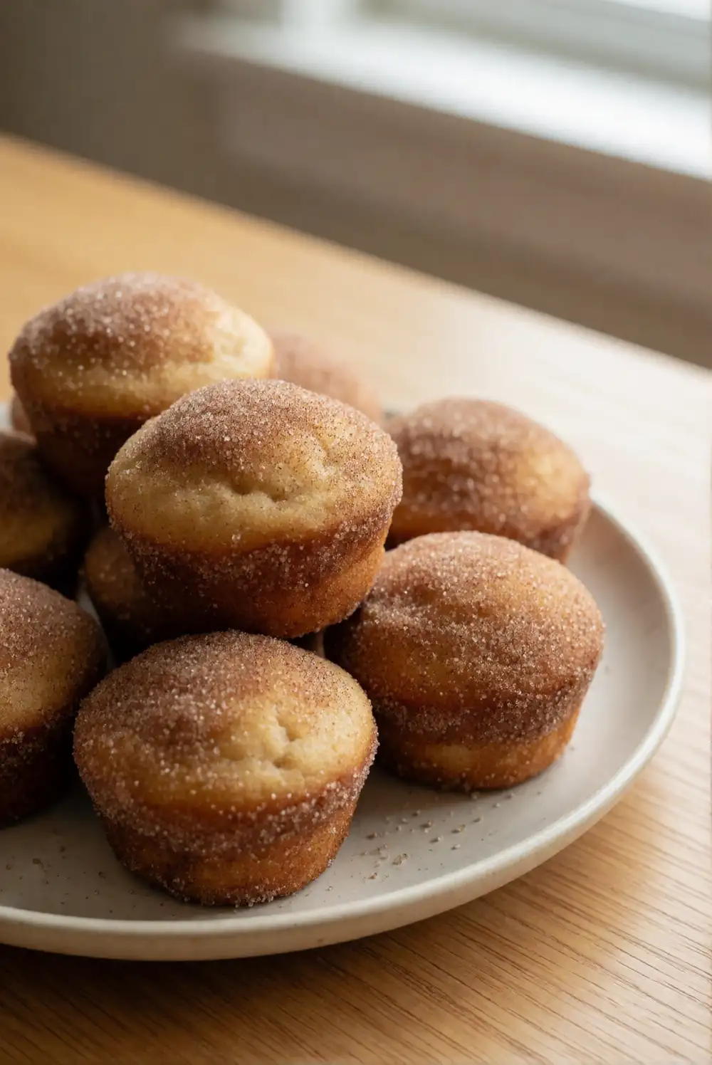 Apple Cider Doughnut Muffins