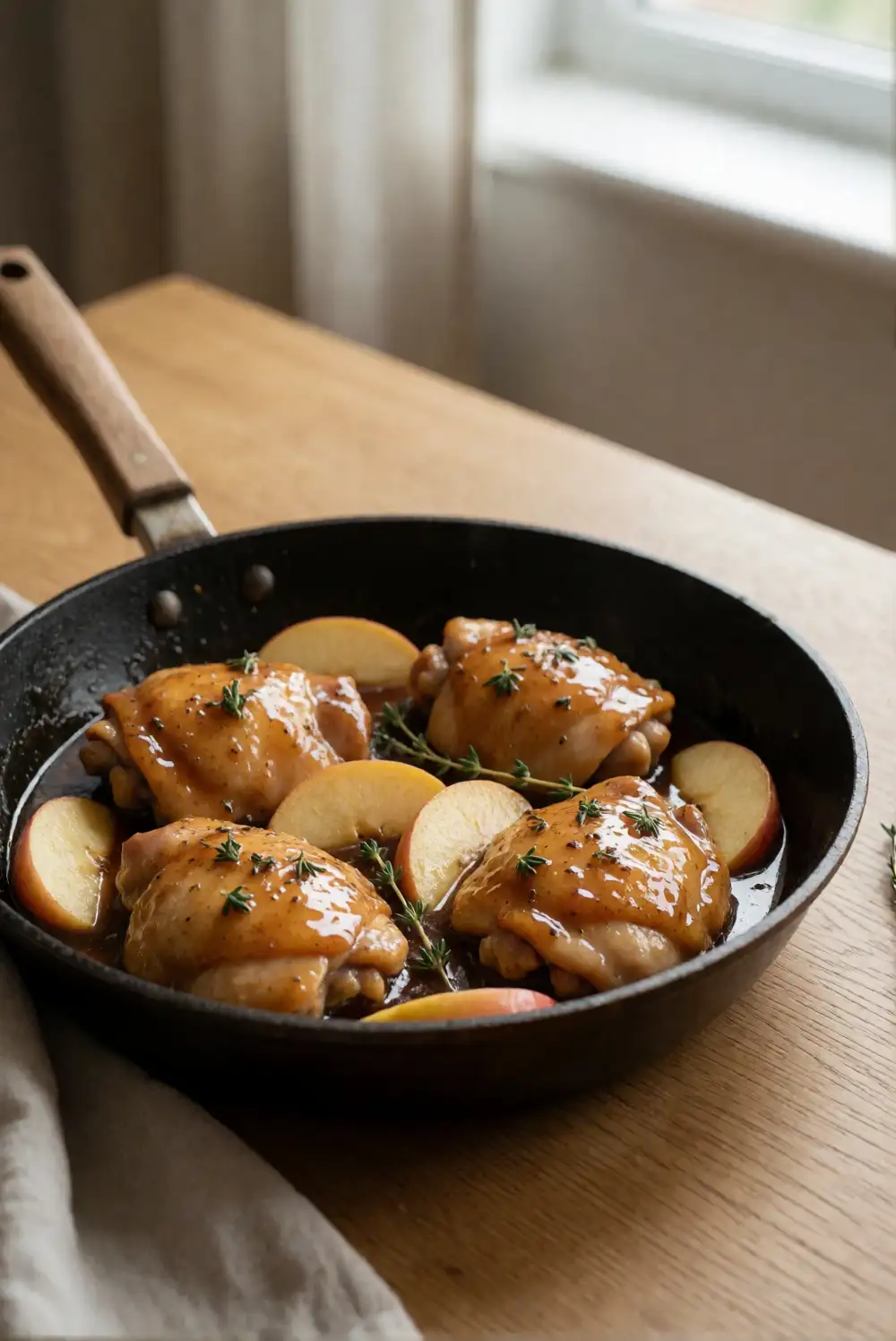 Apple Cider Glazed Chicken
