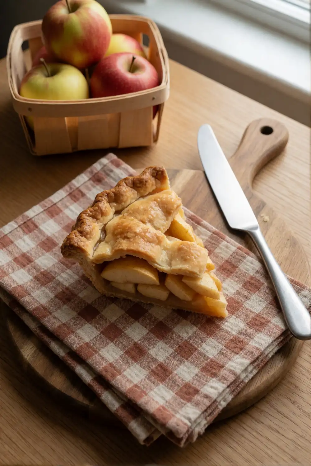 Apple Pie Picnic with a Gingham Napkin