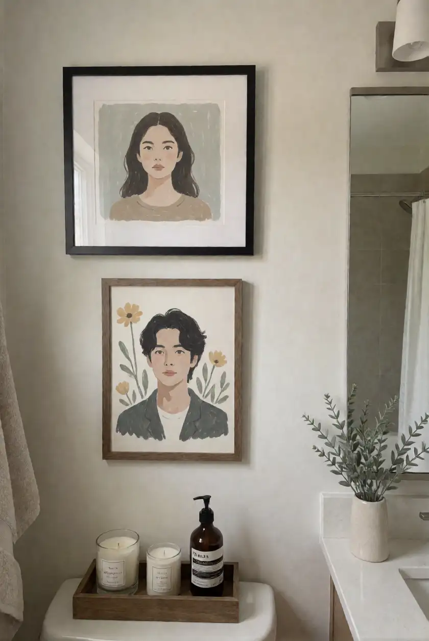 Artful Displays to Personalize the Space