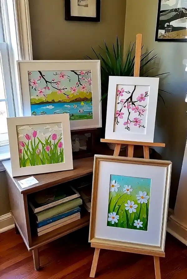 Artful Displays with DIY Crafts