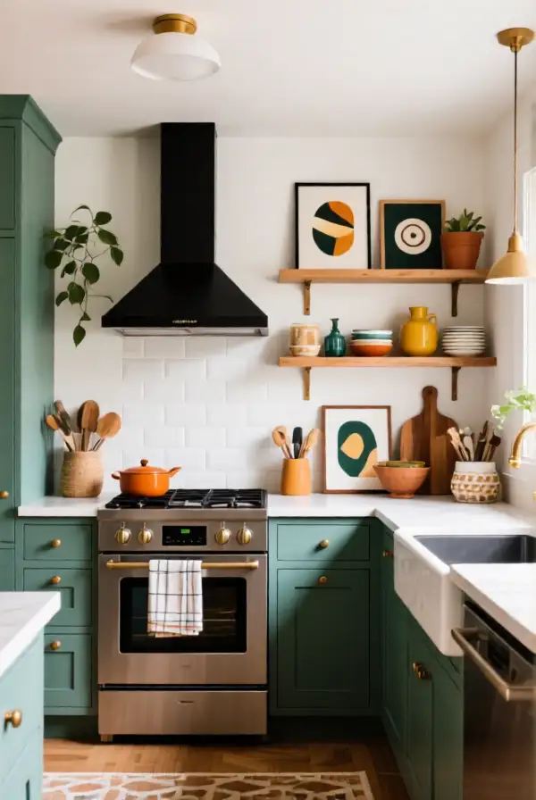 Artistic Kitchen Layout