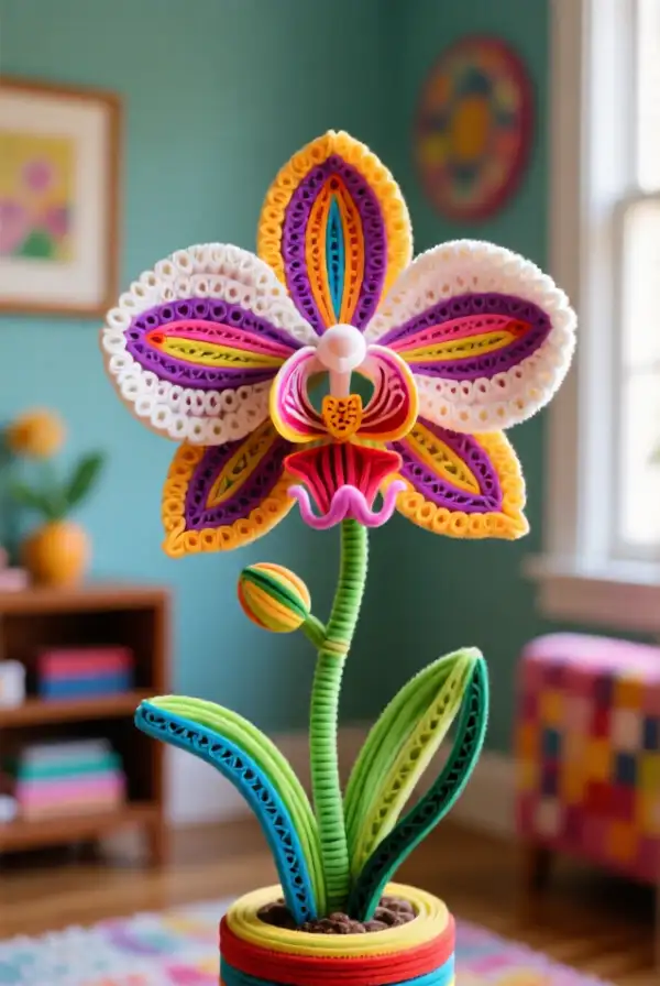 Artistic Orchid Design