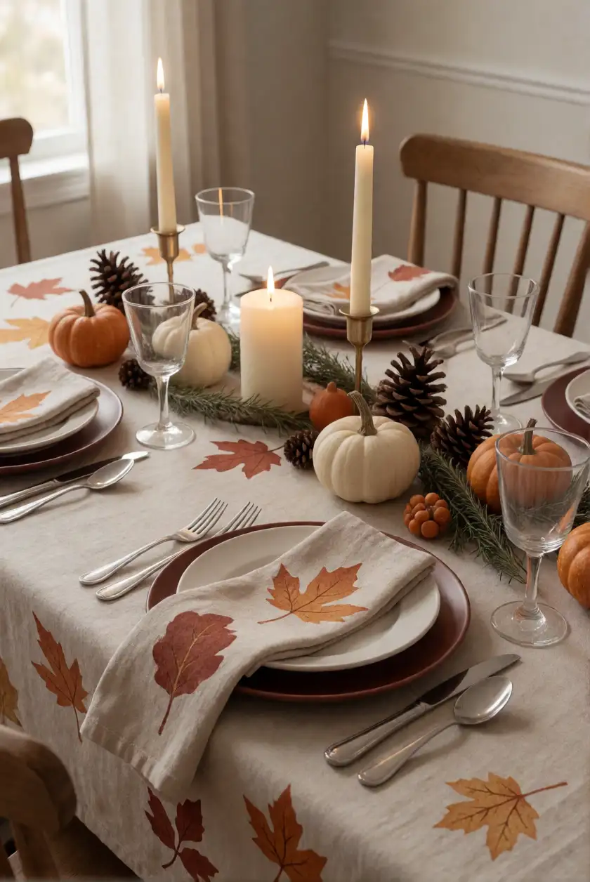 Autumn-Inspired Table Settings
