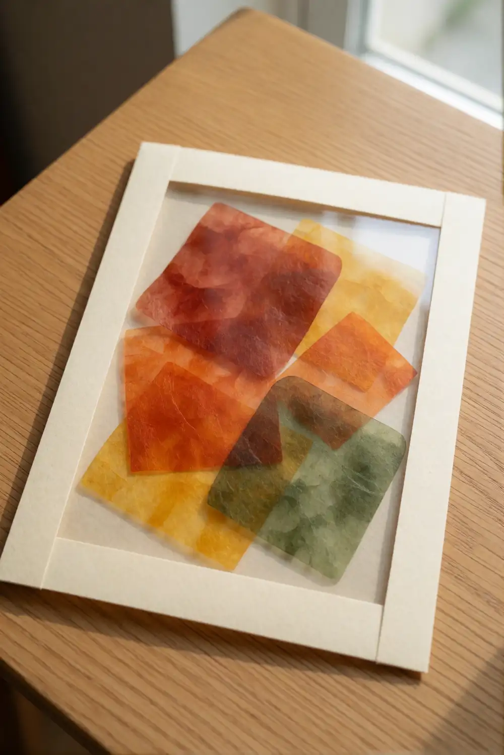 Autumn Window Leaf Suncatcher