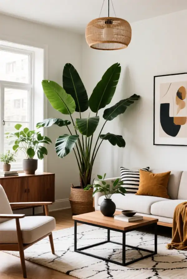 Balancing Large Plants with Other Decor