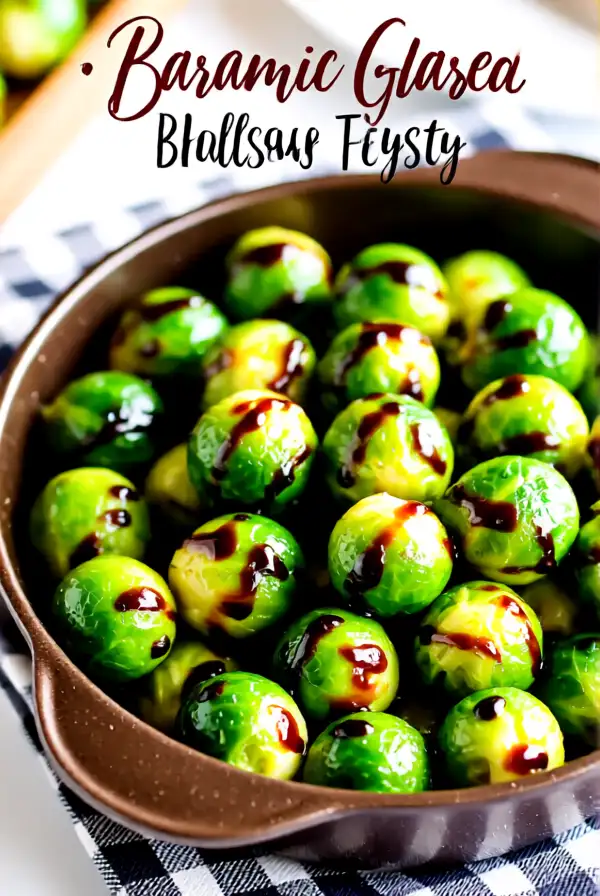 Balsamic Glazed Brussels Sprouts