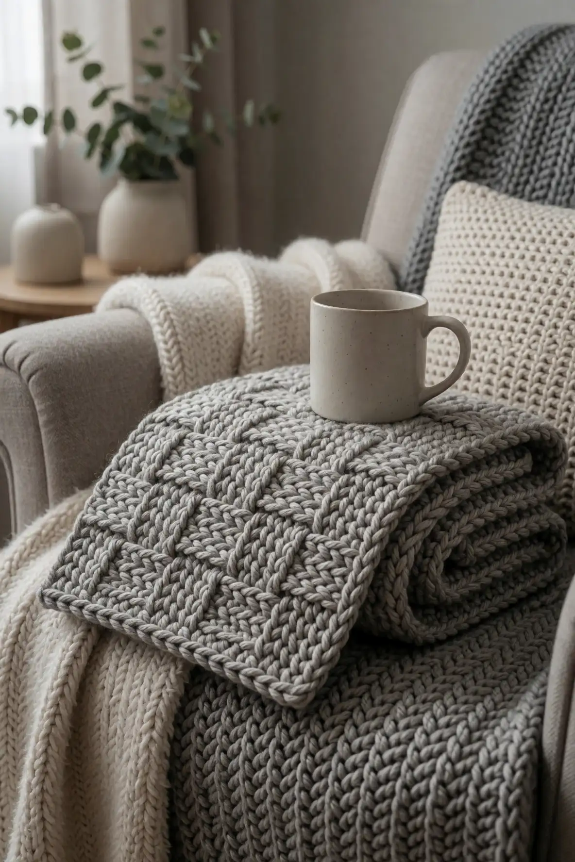 Basketweave Fabric with Classic Comfort