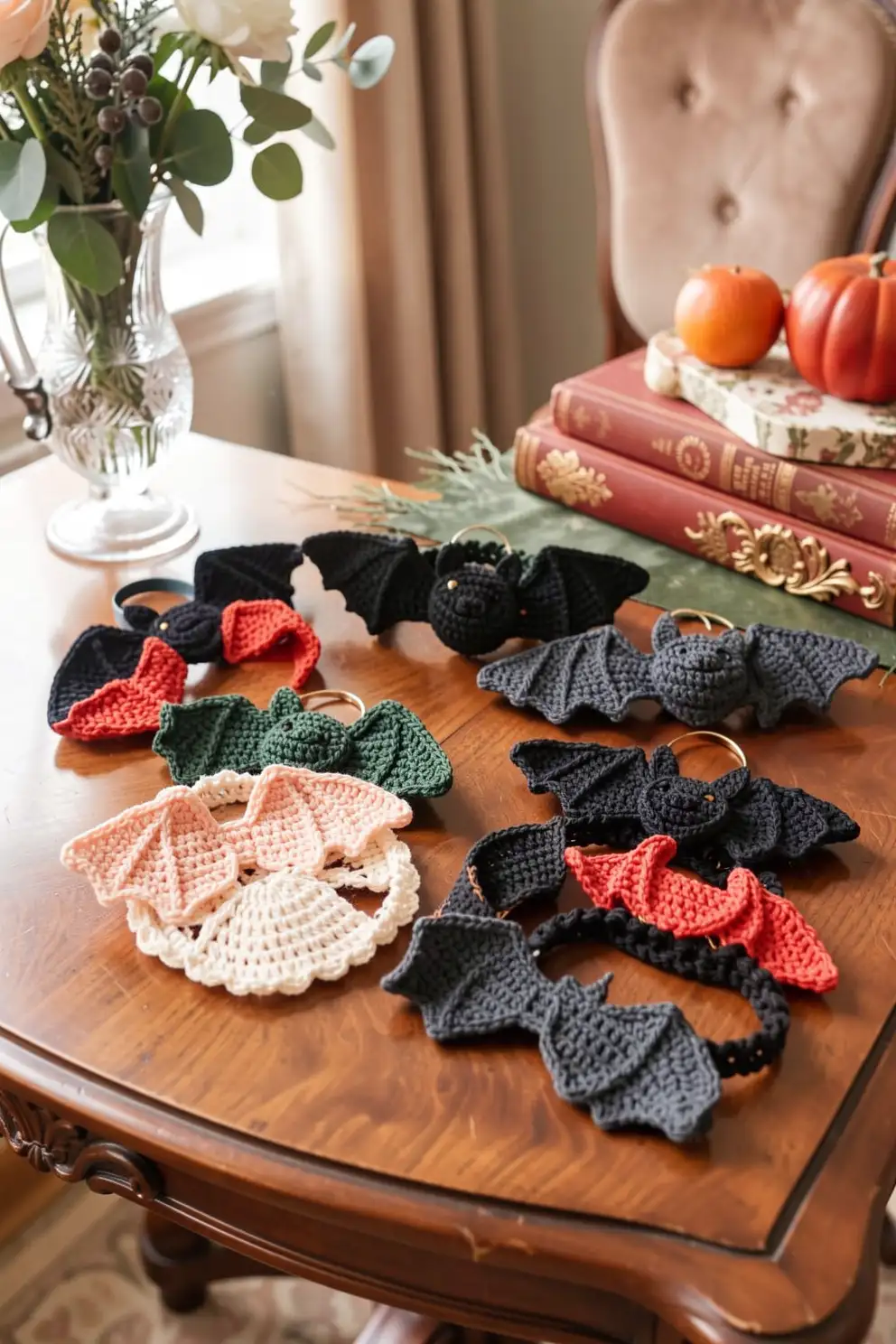 Bat-Themed Hair Accessories