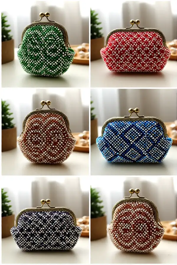 Bead Embroidered Pouches