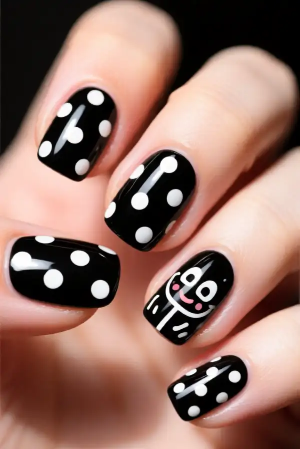Black with Fun Patterns