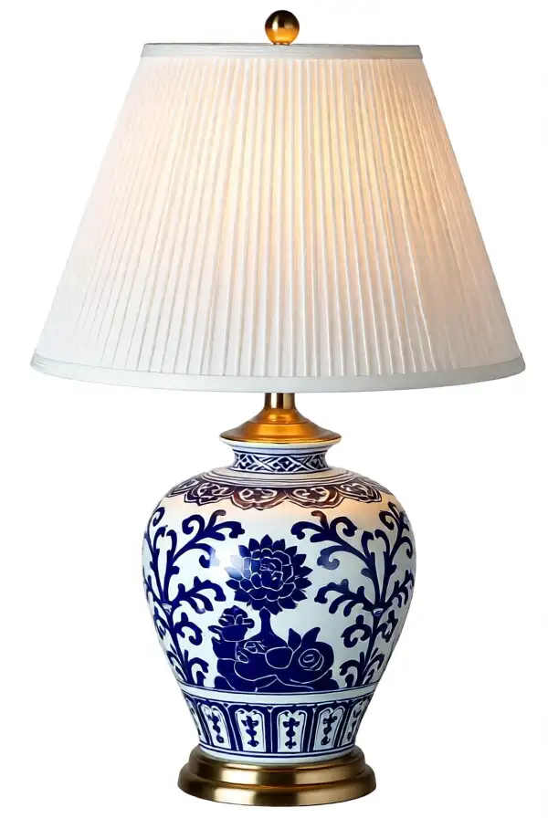 Blue and White Porcelain Lamps